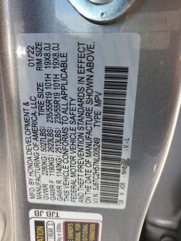 5J8TC2H57NL005249 Acura Rdx Technology