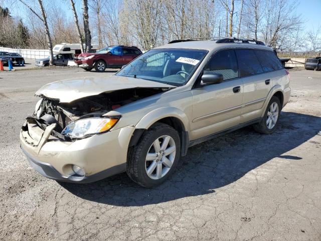 Auction sale of the 2008 Subaru Outback 2.5i, vin: 4S4BP61C687344219, lot number: 47144684