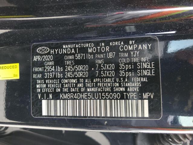 KM8R4DHE5LU155090 Hyundai Palisade Sel