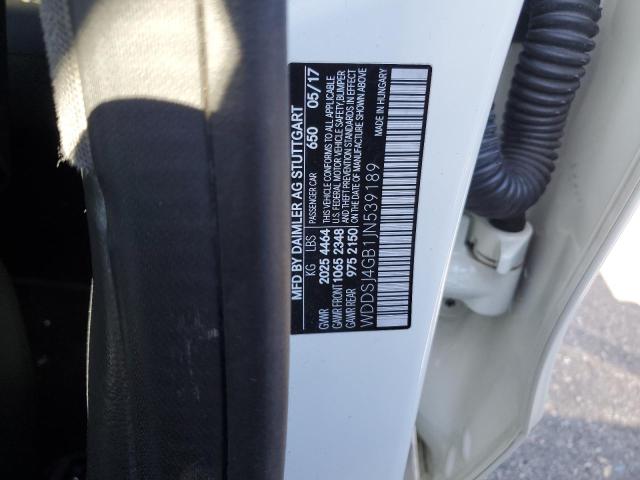 WDDSJ4GB1JN539189 Mercedes-Benz CLA 250 4MATIC