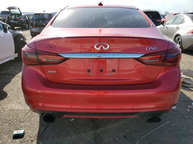 JN1FV7AR6KM830367 Infiniti Q50 Red Sport 400