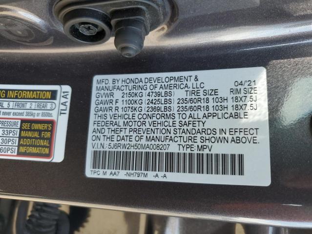 5J6RW2H50MA008207 Honda CR-V EX