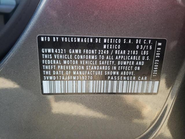 3VWD17AJ9FM319270 Volkswagen JETTA SE