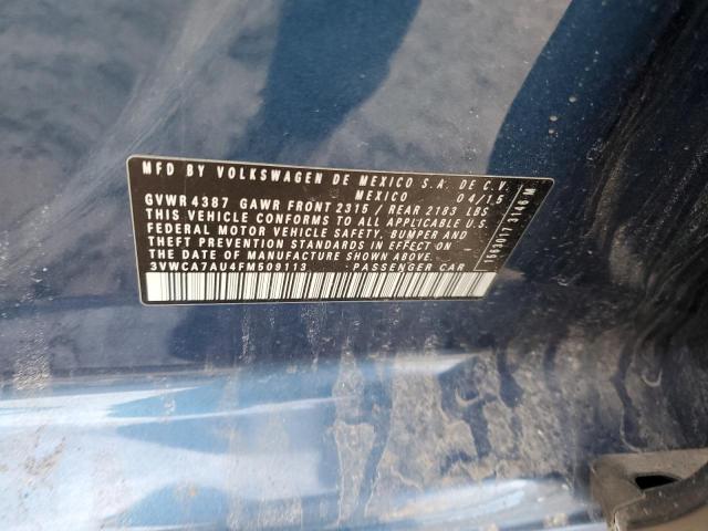 3VWCA7AU4FM509113 Volkswagen Golf Sportwagen Tdi S