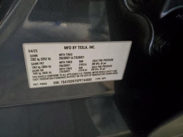 7SAYGDEF6PF744686 Tesla Model Y
