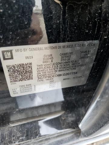 3GTP8DED9KG207754 GMC Sierra C1500 Slt