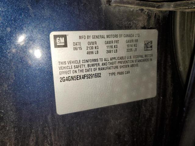 2G4GN5EX4F9291602 Buick Regal Premium