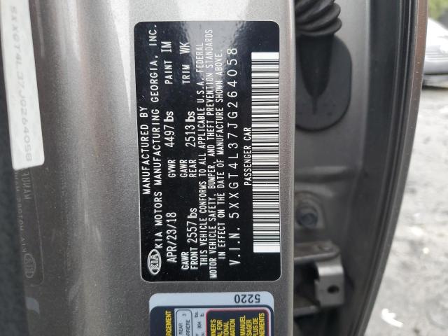 5XXGT4L37JG264058 KIA Optima Lx