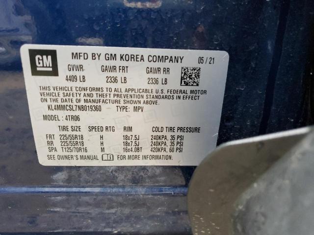 KL4MMCSL7NB019360 Buick Encore Gx Preferred