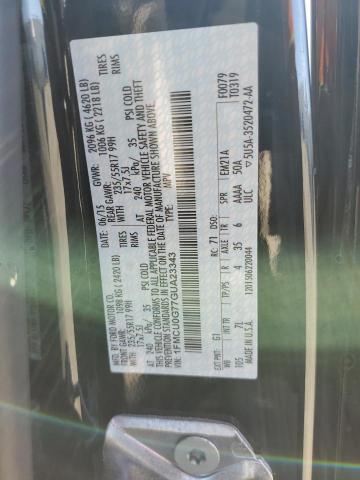 1FMCU0G77GUA23343 Ford ESCAPE SE