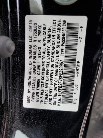19XFB2F78FE293957 Honda CIVIC SE