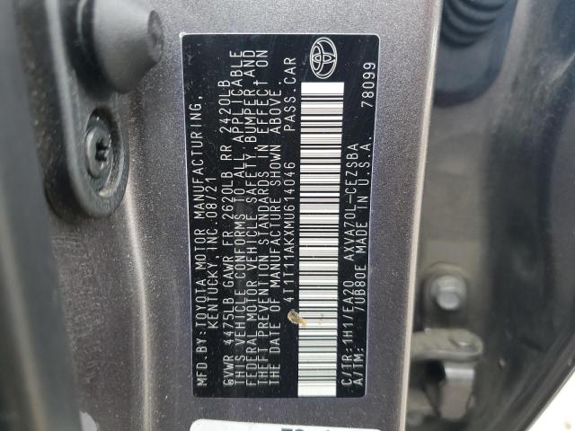 4T1T11AKXMU614046 Toyota CAMRY SE