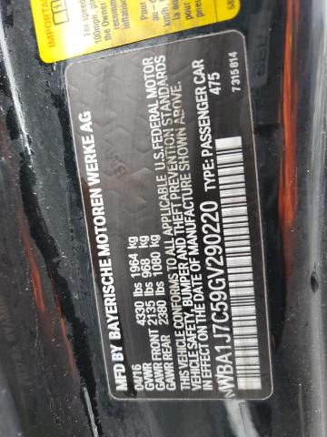 WBA1J7C59GV290220 BMW M235I