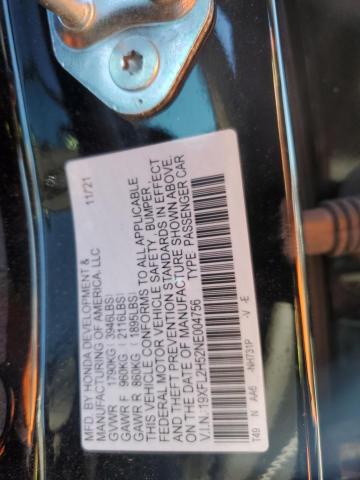 19XFL2H52NE004756 Honda Civic Lx