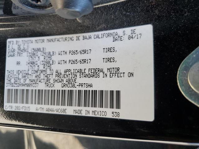 3TMBZ5DN9HM009337 Toyota Tacoma Double Cab