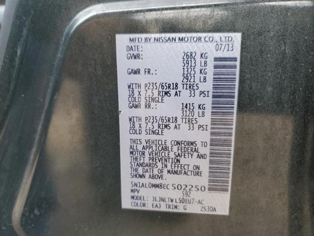 5N1AL0MM8EC502250 Infiniti QX60