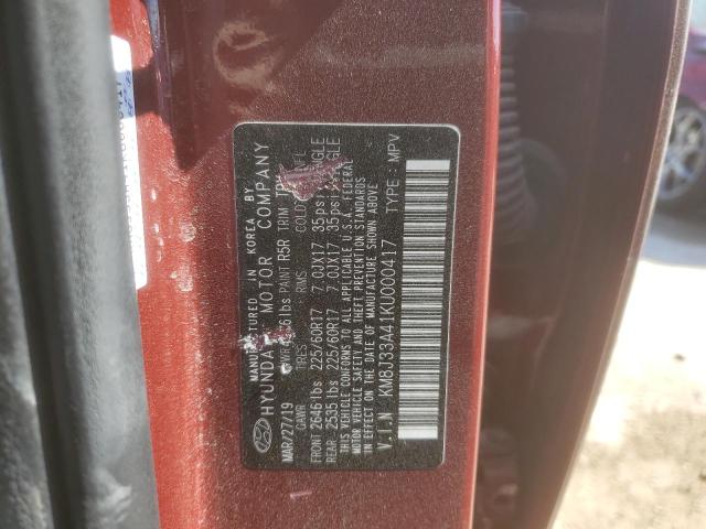 KM8J33A41KU000417 Hyundai Tucson Limited