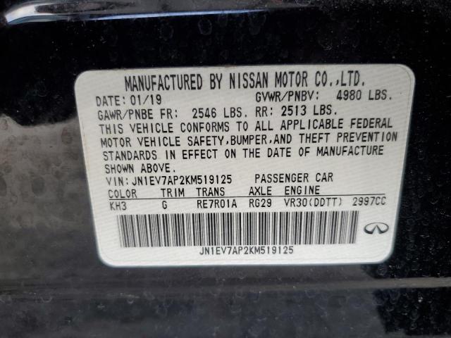 JN1EV7AP2KM519125 Infiniti Q50 LUXE