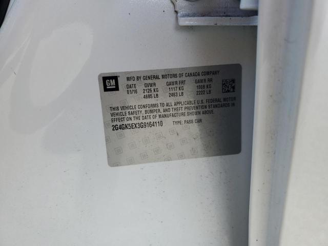 2G4GK5EX3G9164110 Buick Regal