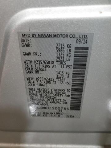 5N1AL0MN1FC500785 Infiniti QX60