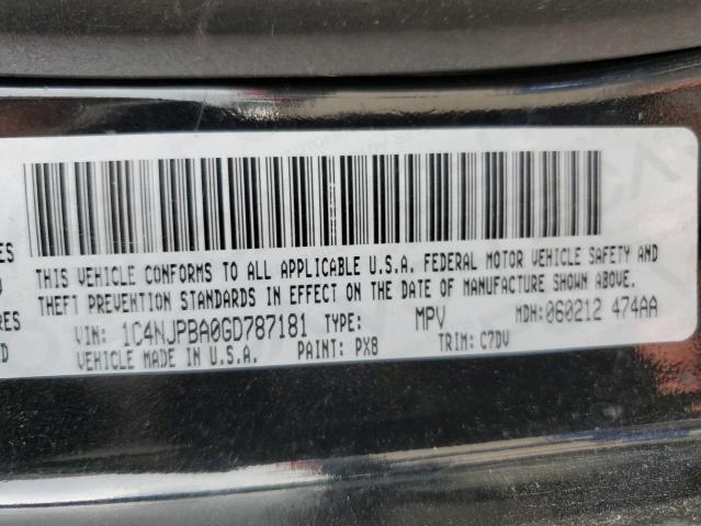 1C4NJPBA0GD787181 Jeep Patriot Sport