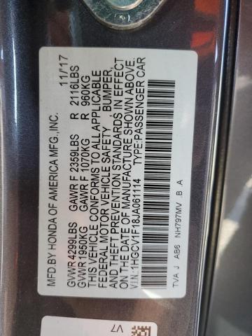 1HGCV1F18JA061114 Honda ACCORD LX