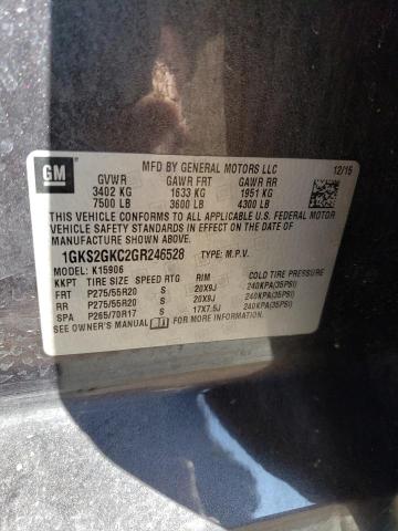 1GKS2GKC2GR246528 GMC Yukon Xl K1500 Slt