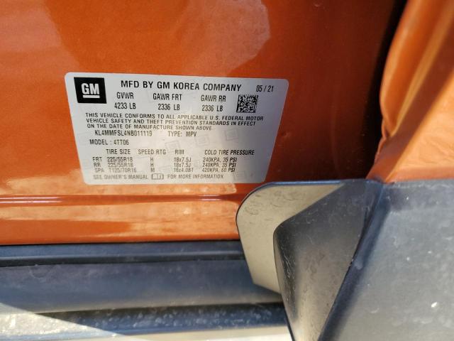 KL4MMFSL4NB011119 Buick Encore Gx Essence