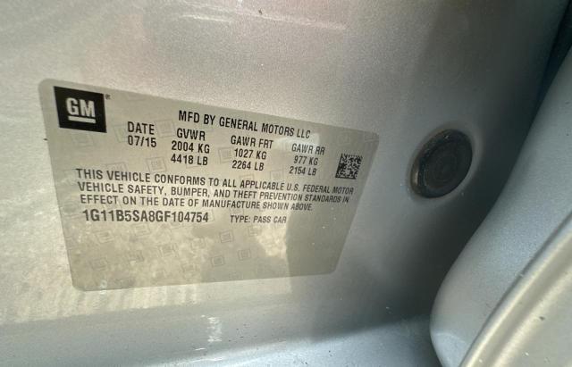 1G11B5SA8GF104754 Chevrolet Malibu Limited Ls