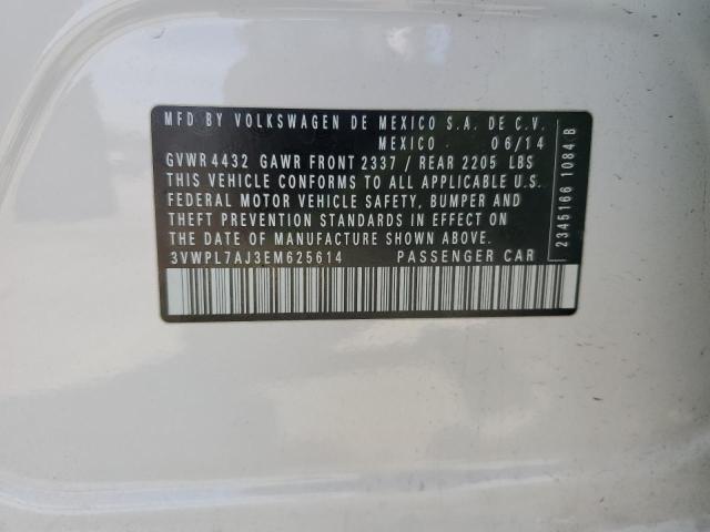 3VWPL7AJ3EM625614 Volkswagen JETTA TDI