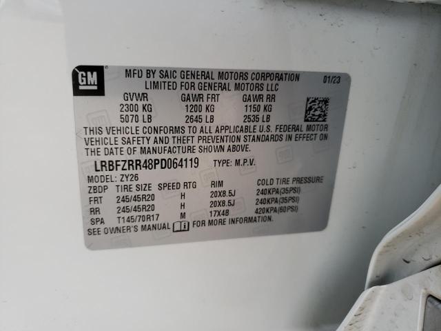 LRBFZRR48PD064119 Buick Envision Avenir