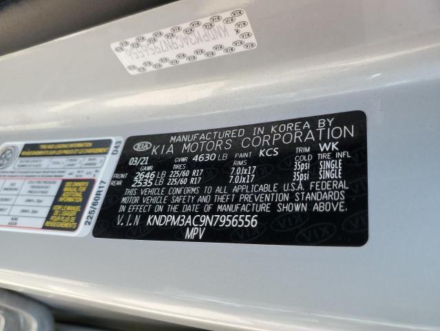 KNDPM3AC9N7956556 KIA Sportage Lx