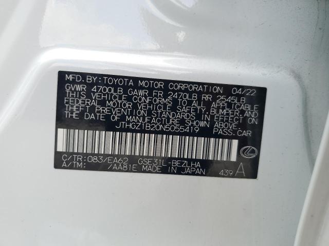 JTHGZ1B20N5055419 Lexus Is 350 F-sport