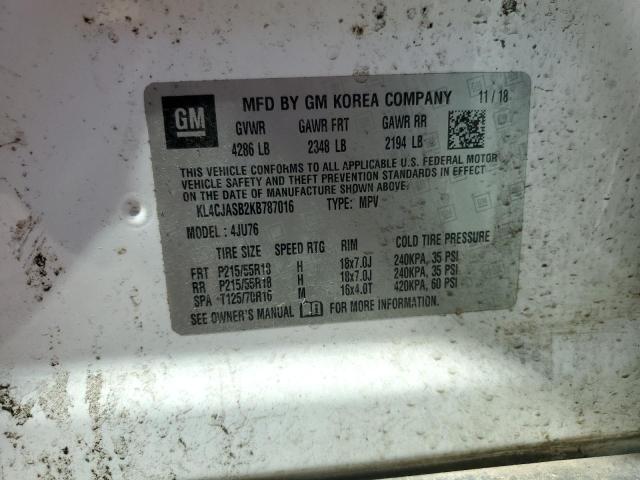 KL4CJASB2KB787016 Buick Encore Preferred