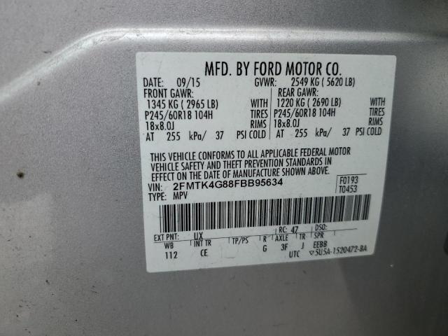 2FMTK4G88FBB95634 Ford EDGE SE