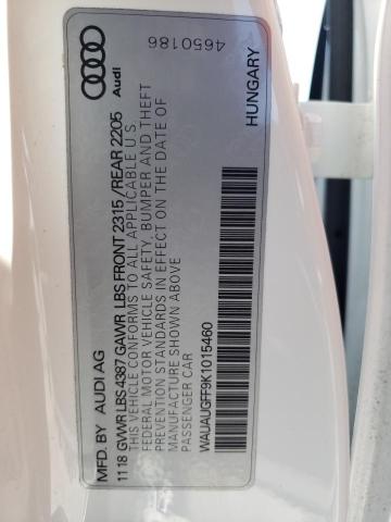 WAUAUGFF9K1015460 Audi A3 PREMIUM