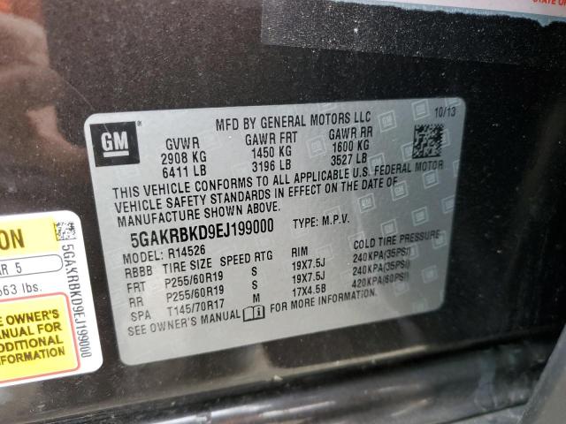 5GAKRBKD9EJ199000 Buick Enclave