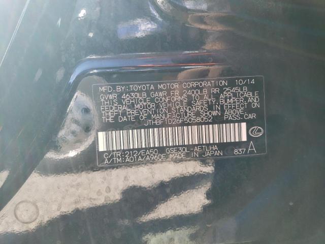 JTHBF1D26F5058052 Lexus IS 250