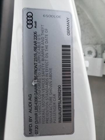 WAUAUGFF5LA098290 Audi A3 PREMIUM