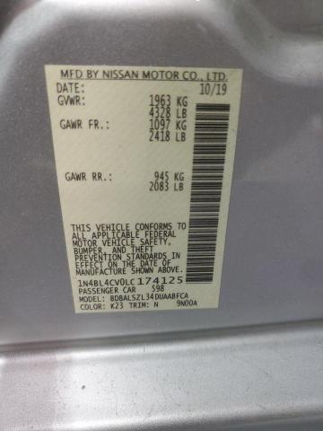 1N4BL4CV0LC174125 Nissan ALTIMA SR