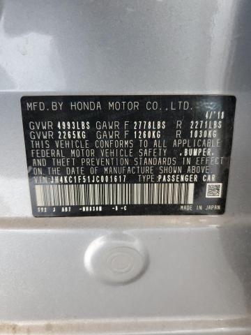 JH4KC1F51JC001617 Acura RLX TECH
