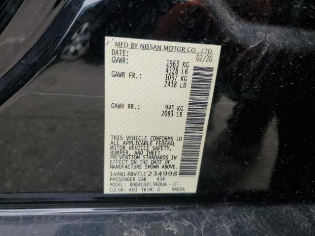 1N4BL4BV7LC234998 Nissan ALTIMA S