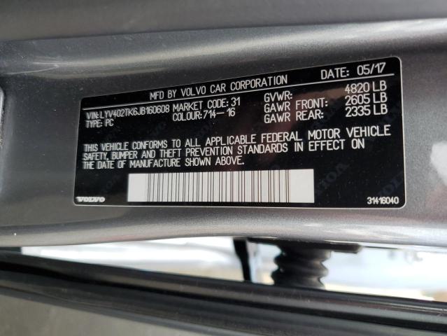 LYV402TK6JB160608 Volvo S60 INSCRIPTION