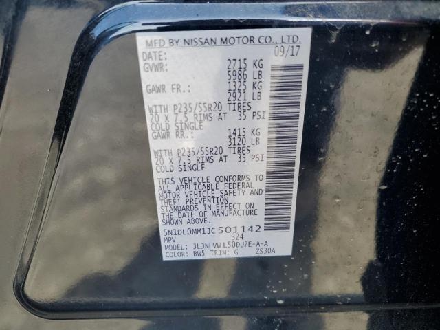 5N1DL0MM1JC501142 Infiniti QX60