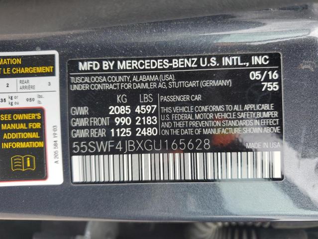 55SWF4JBXGU165628 Mercedes-Benz C 300