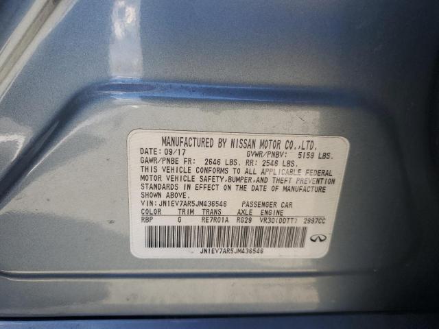 JN1EV7AR5JM436546 Infiniti Q50 LUXE