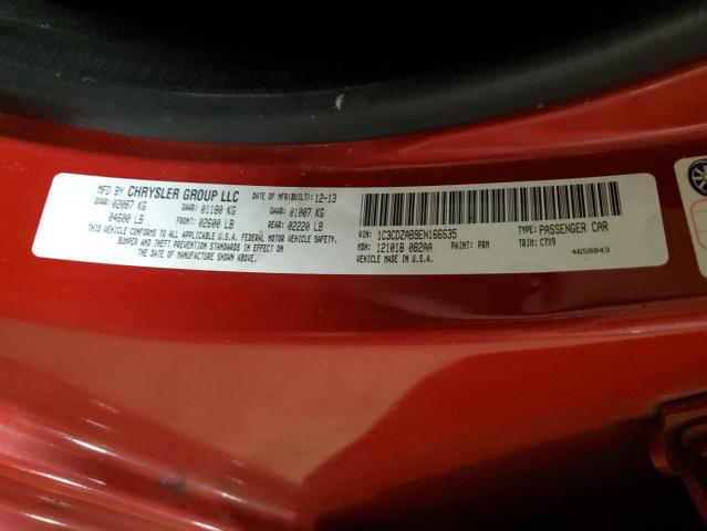 1C3CDZAB9EN166635 Dodge AVENGER SE