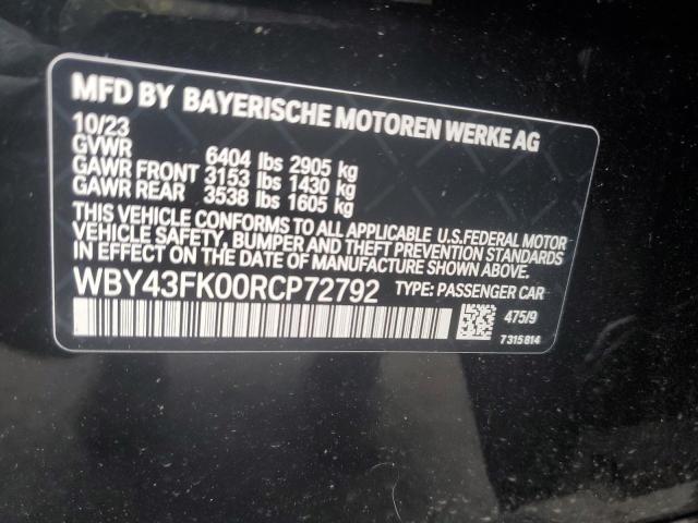 WBY43FK00RCP72792 BMW I5 M60