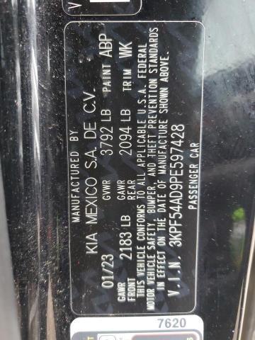 3KPF54AD9PE597428 KIA Forte Gt Line
