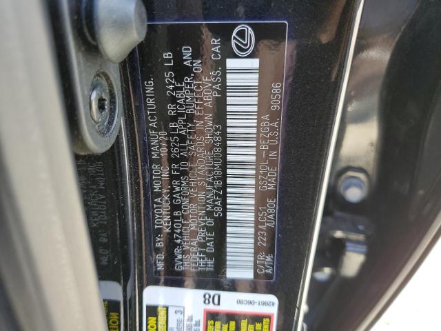 58AFZ1B18MU084843 Lexus Es 350 Base